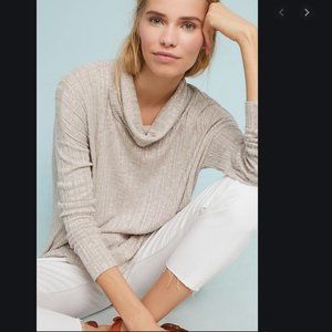 Anthropologie Adrienne Ribbed Oversized Tunic